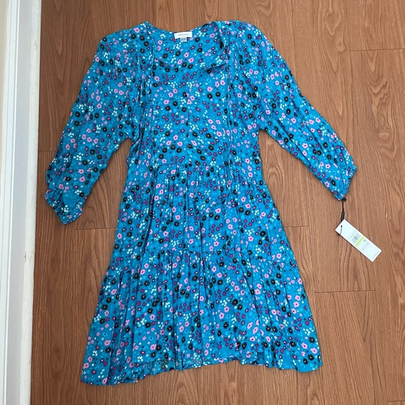 Nwt Calvin Klein Floral Long Sleeve 